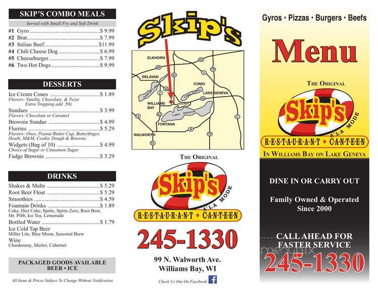 Skip's A' La Mode - Williams Bay, WI