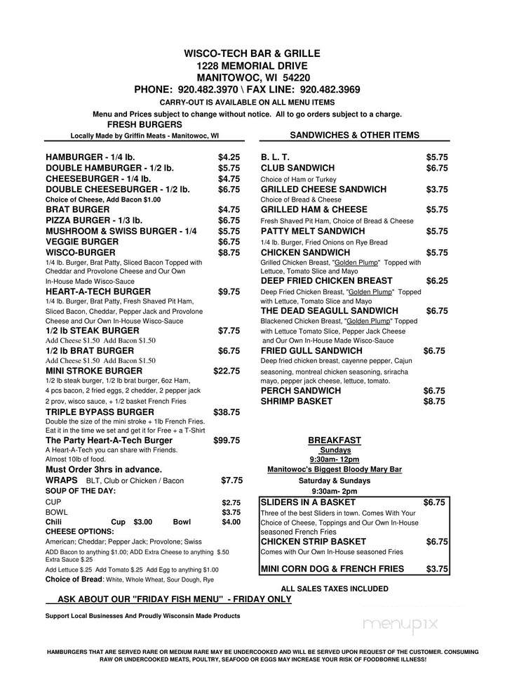 Wisco-Tech Bar & Grille - Manitowoc, WI