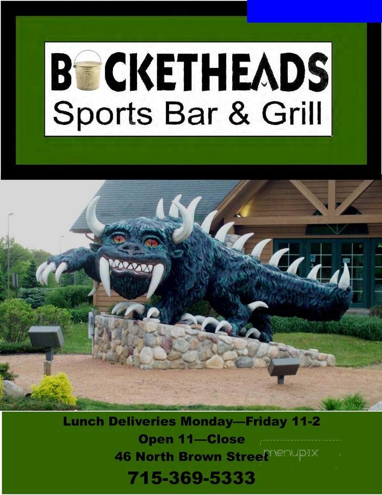 Bucketheads Sports Bar & Grill - Rhinelander, WI