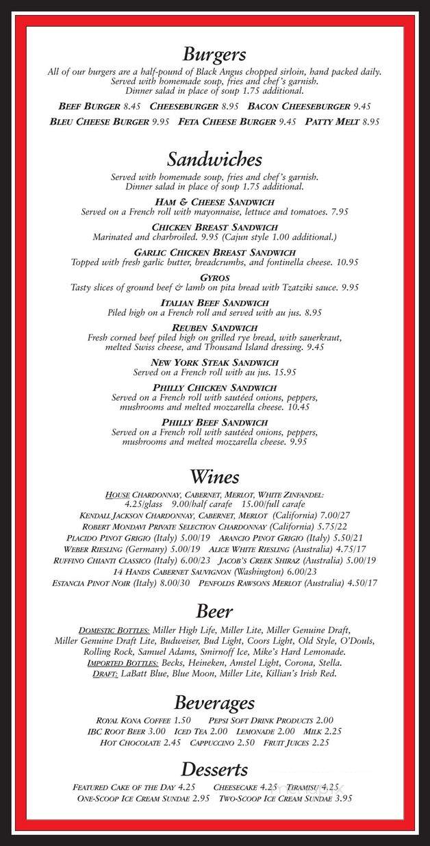 Red Ox Restaurant & Bar - Hampshire, IL