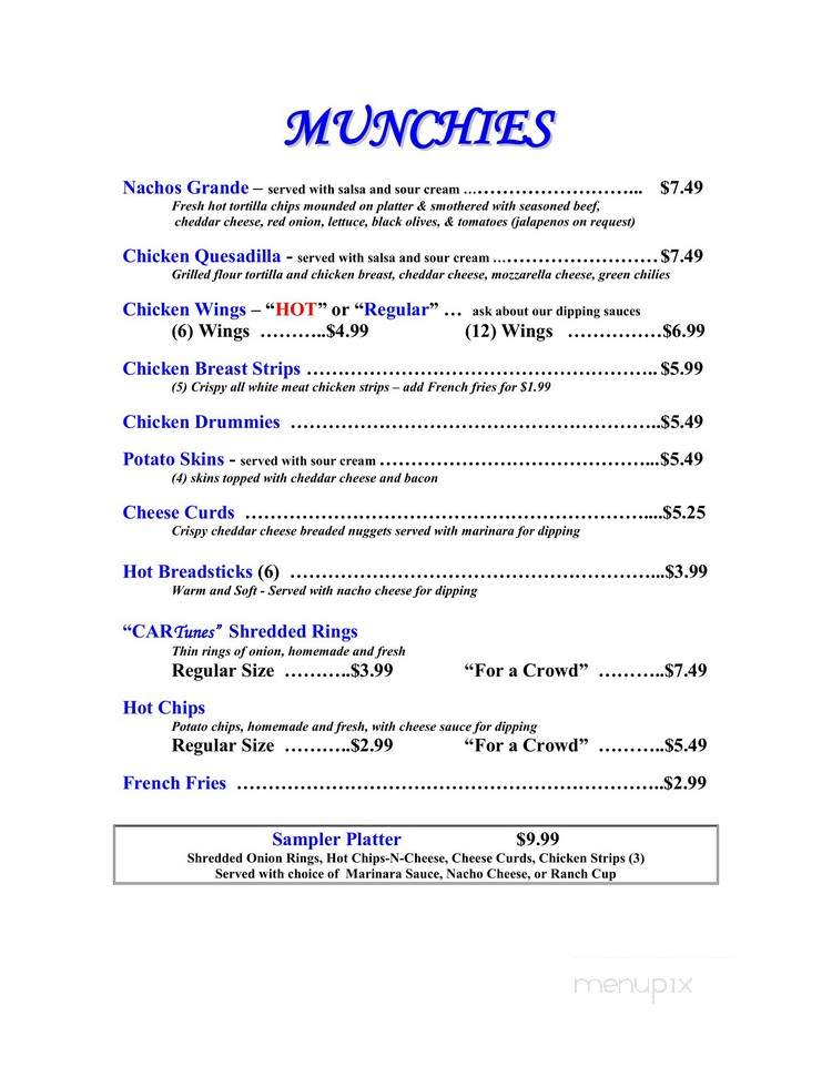 Cartunes Grill & Bar - Beloit, WI