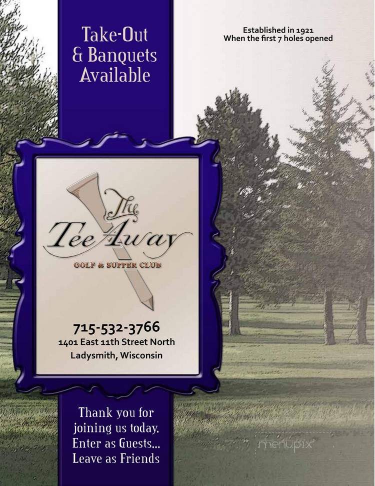 Tee-A-Way Golf & Supper Club - Ladysmith, WI