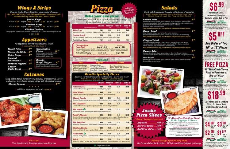 Rosatis Pizza - Grafton, WI