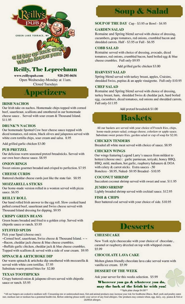 Reilly's Pub - Markesan, WI