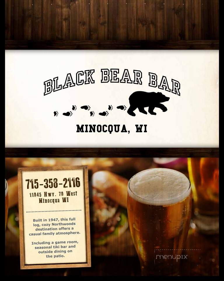 Black Bear Bar & Bait - Minocqua, WI