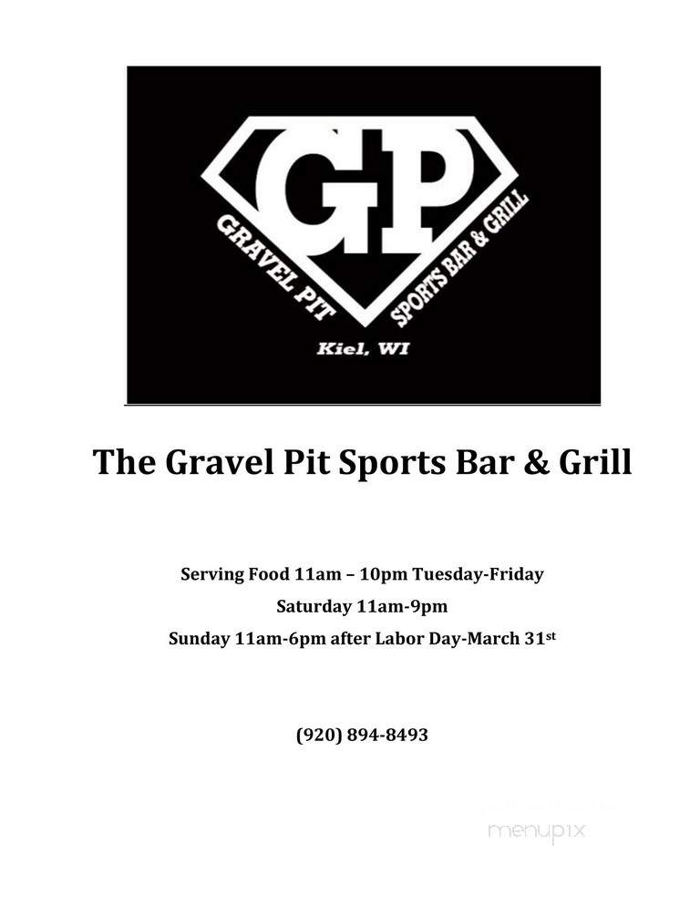 Gravel Pit Sports Bar & Gril - Kiel, WI