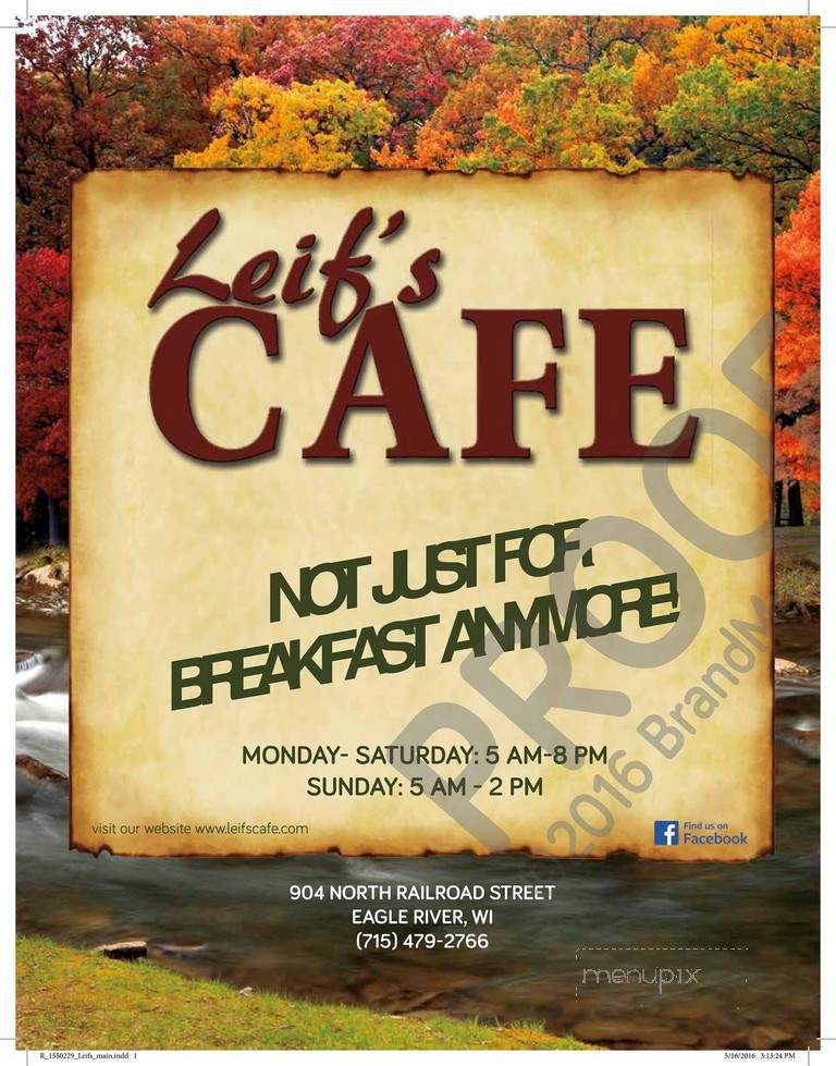 Leif's Cafe - Eagle River, WI