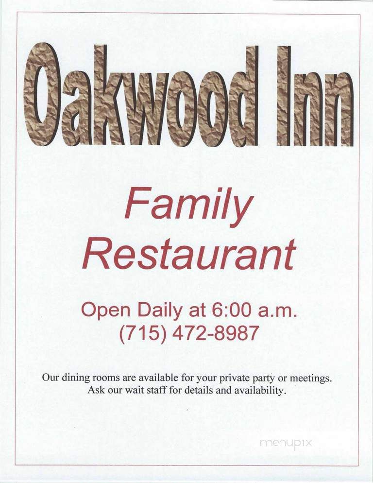 Oakwood Inn - Luck, WI