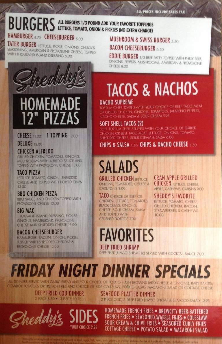 Sheddy's Bar & Grill - Montfort, WI