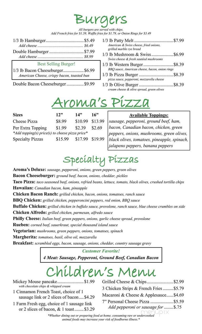 Aroma's Bistro - Maple, WI