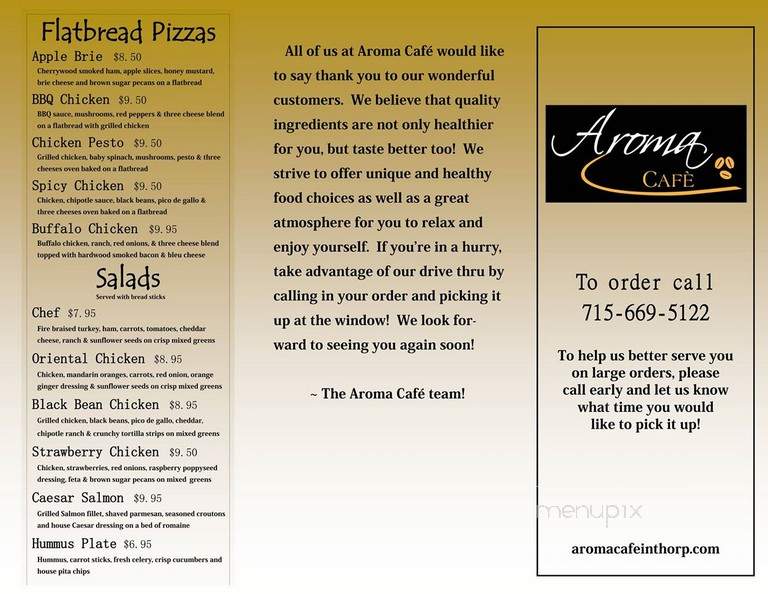 Aroma Cafe - Thorp, WI