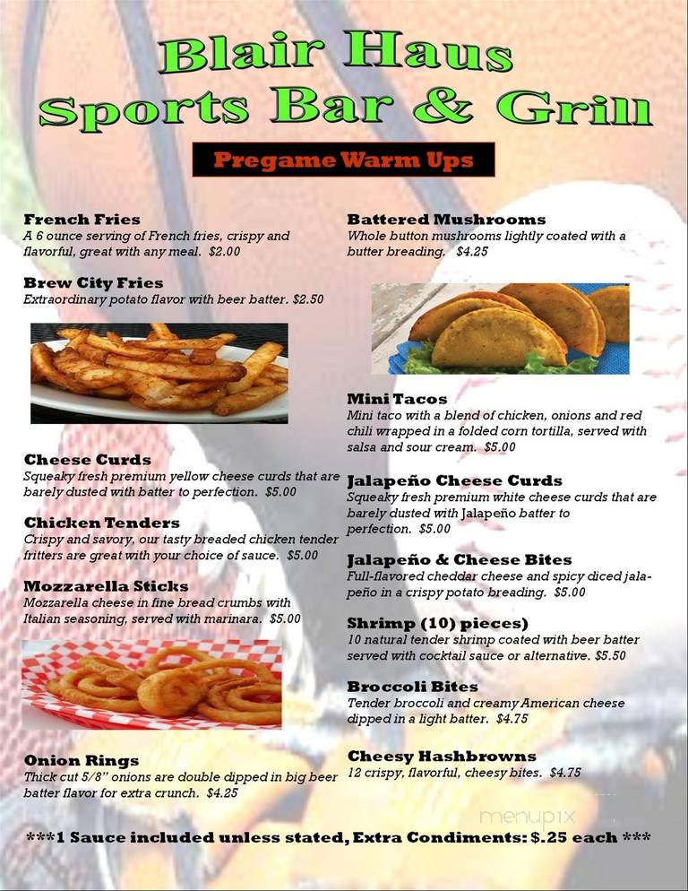 Blair Haus Sports Bar & Grill - Blair, WI