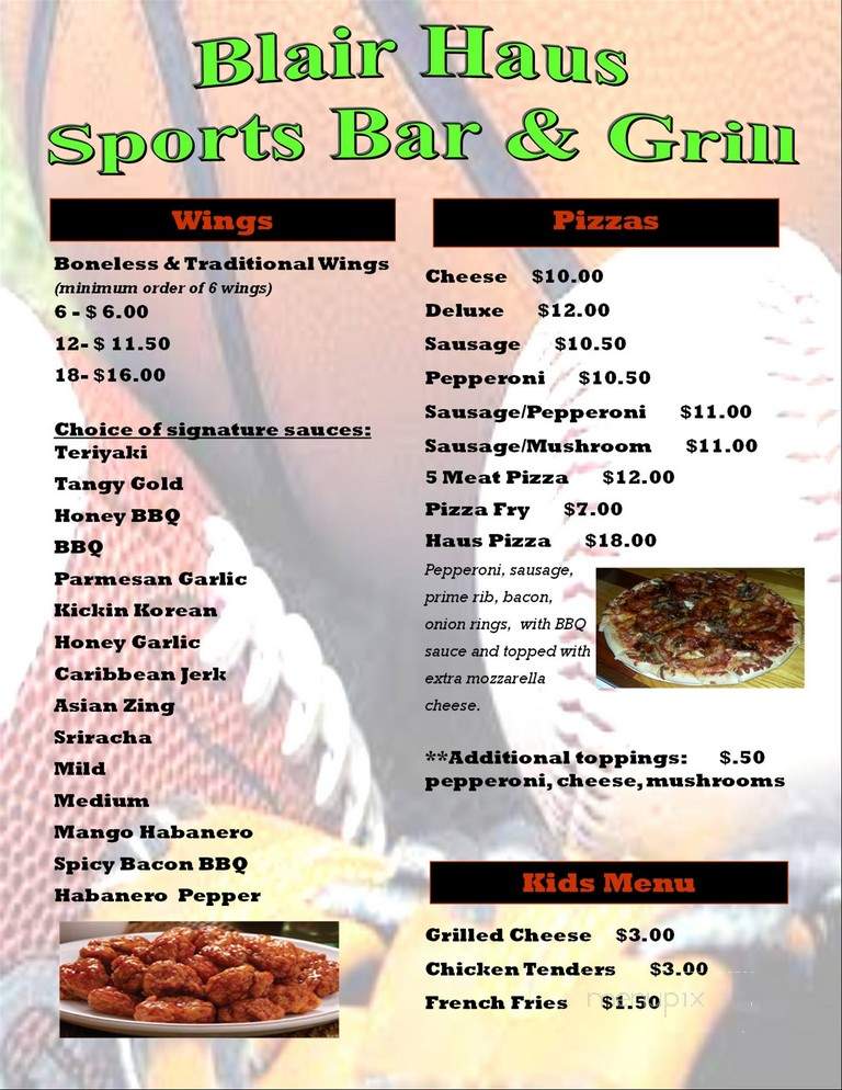 Blair Haus Sports Bar & Grill - Blair, WI