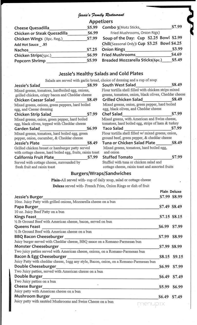 Jessie's Family Restaurant - Elkhorn, WI