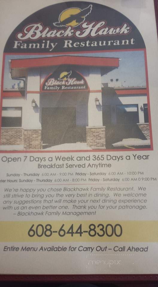 Blackhawk Family Restaurant - Sauk City, WI