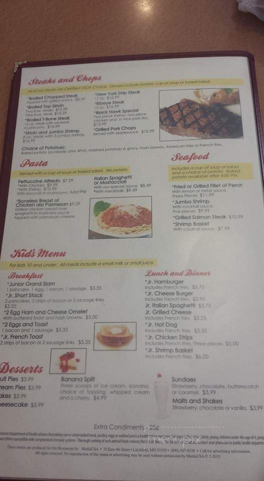 Blackhawk Family Restaurant - Sauk City, WI