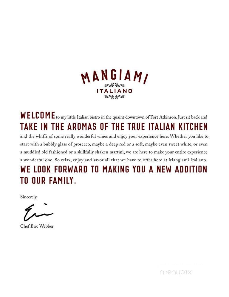 Mangiami Italiano - Fort Atkinson, WI