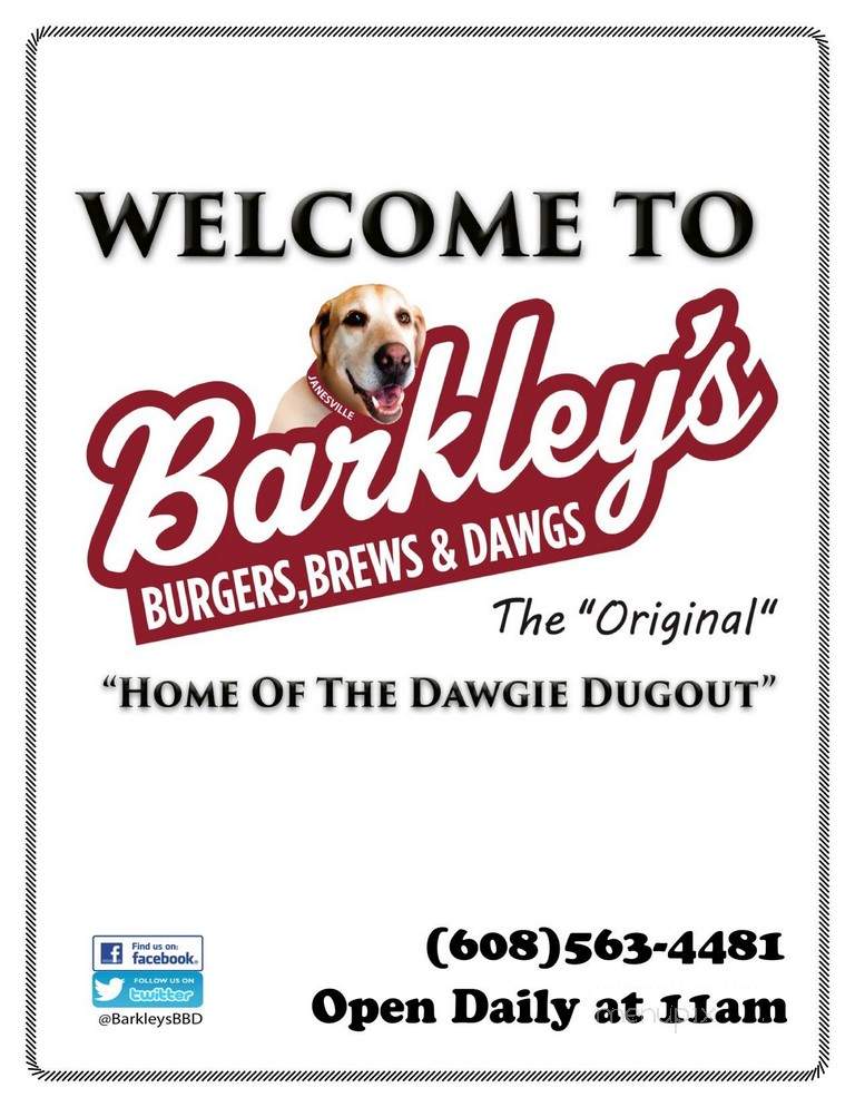 Barkley's Burgers Brew And Dawgs - Janesville, WI