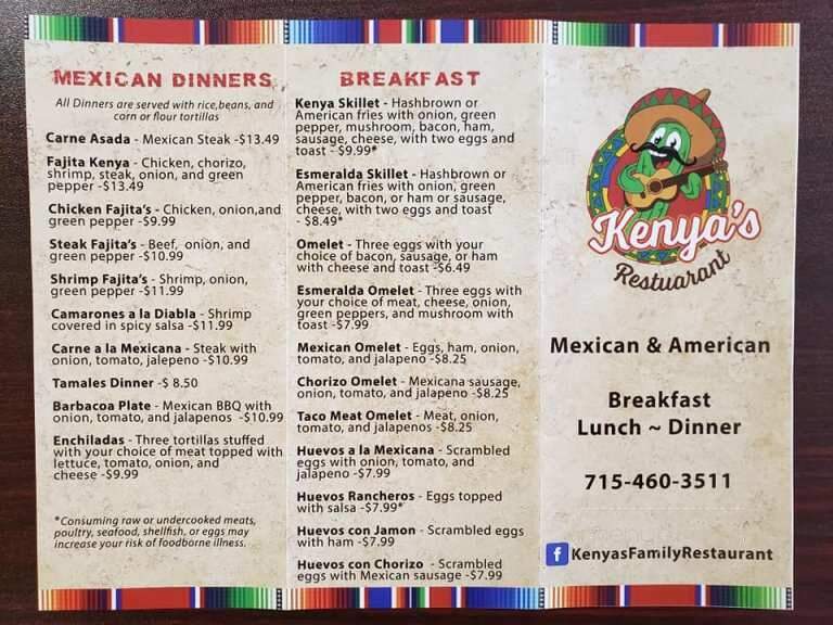 Kenya's Family Restaurant - Clintonville, WI