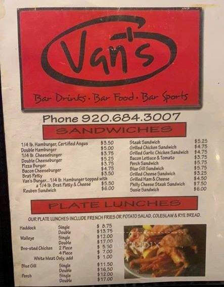 Van's Bar - Manitowoc, WI