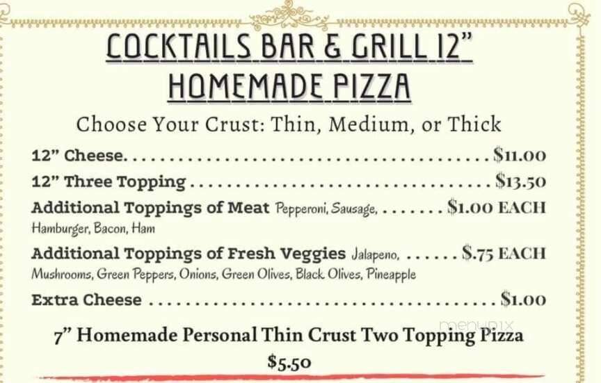 Cocktails Bar & Grill - Beaver Dam, WI