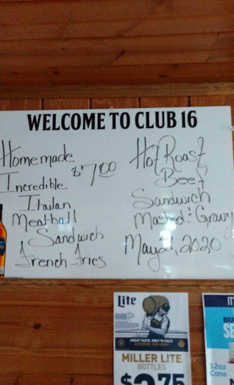 Club 16 Tavern - Sparta, WI