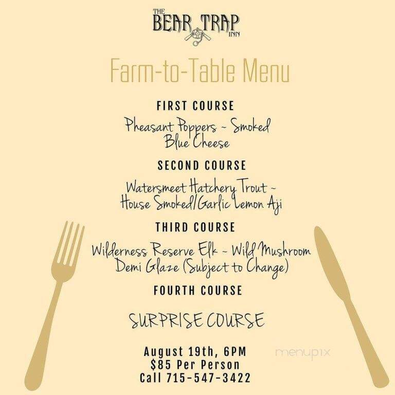 Bear Trap Inn - Land O' Lakes, WI