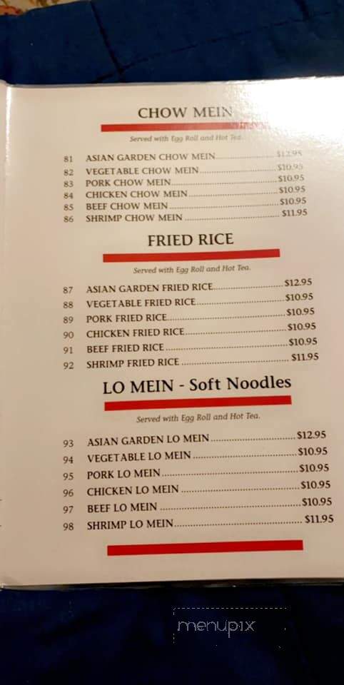 Asian Garden Restaurant - Waverly, IA