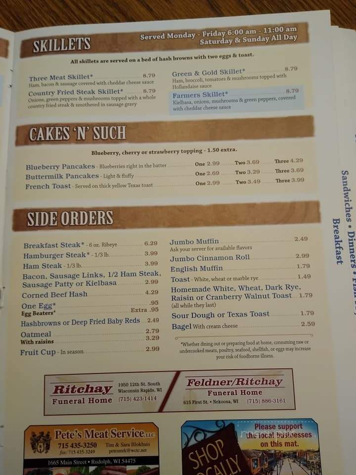 Misty's Menu - Wisconsin Rapids, WI