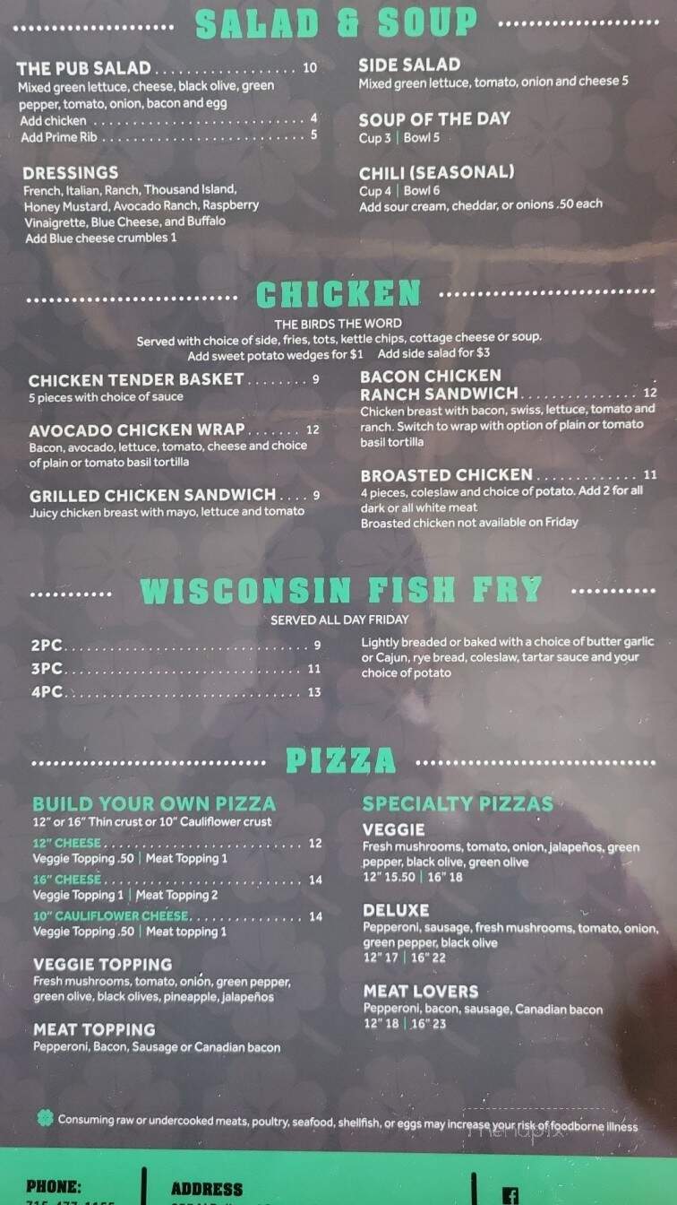 Erin's Pub 'N' Grub - Eagle River, WI