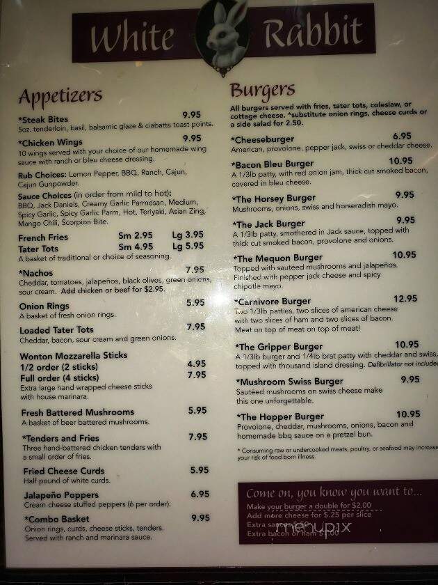 White Rabbit Bar and Grill - Mequon, WI