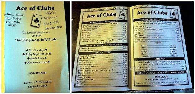 Ace of Clubs - Sagola, MI