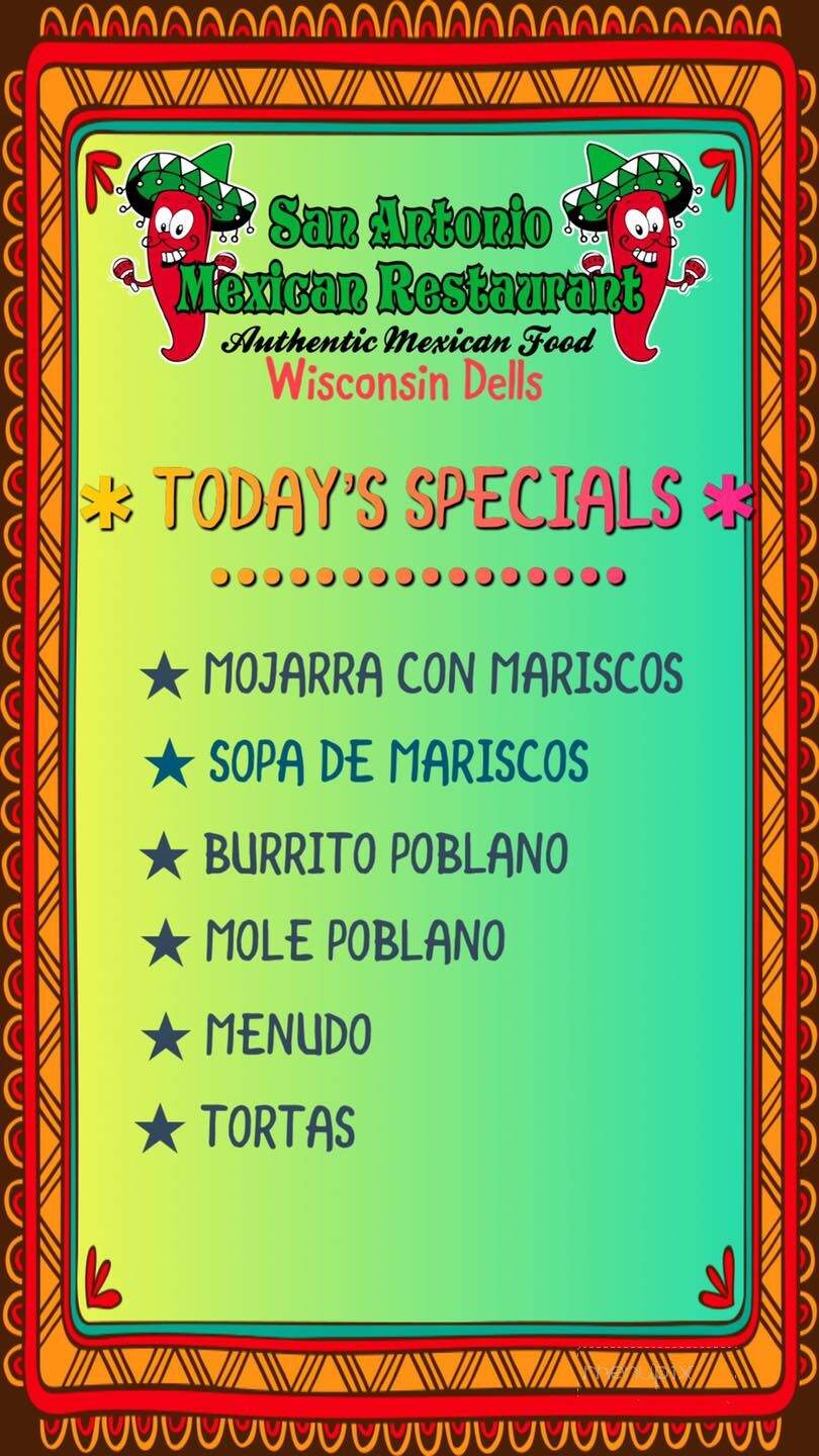 San Antonio Mexican Restaurant - Wisconsin Dells, WI