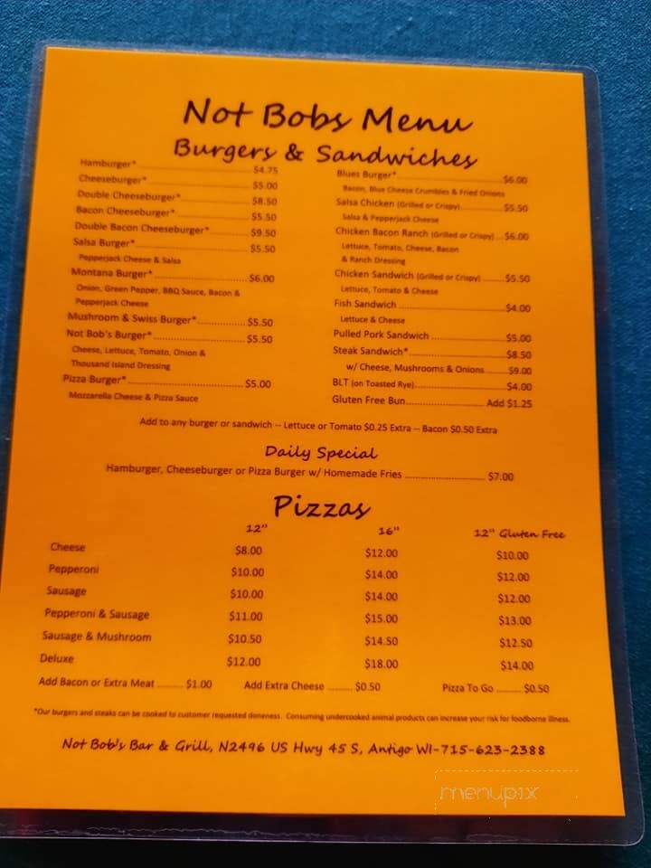 Not Bob's Bar - Antigo, WI