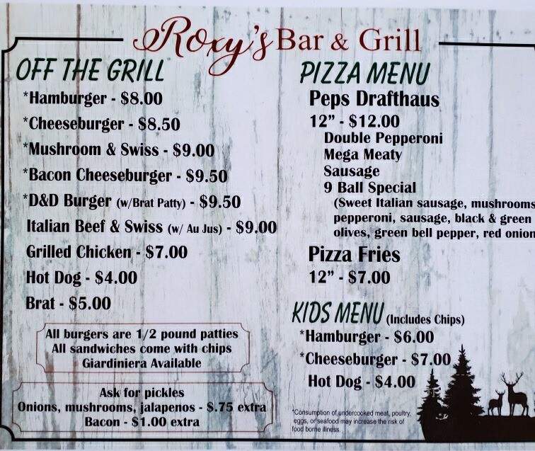 Roxy's Bar & Grill - Glidden, WI