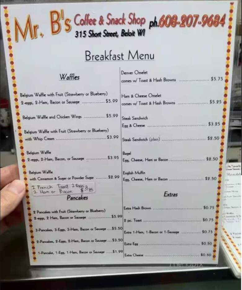 Mr. B's Snack Shop - Beloit, WI