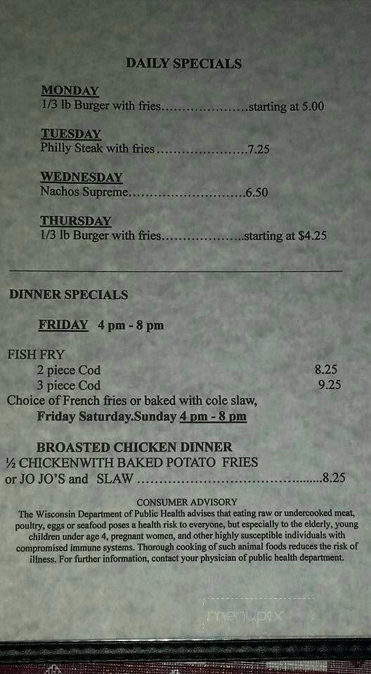 Hill House Pub & Grill - Boyd, WI