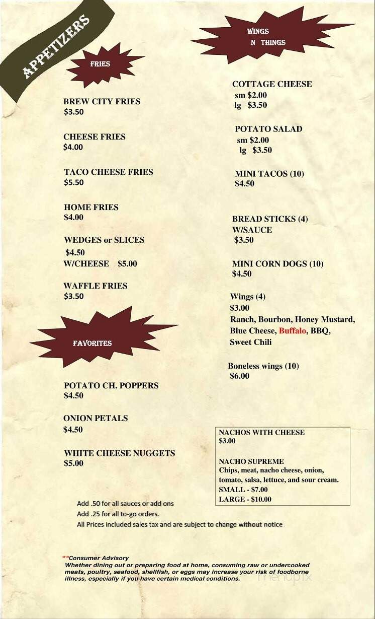 Boondocks Bar & Grill - Manawa, WI