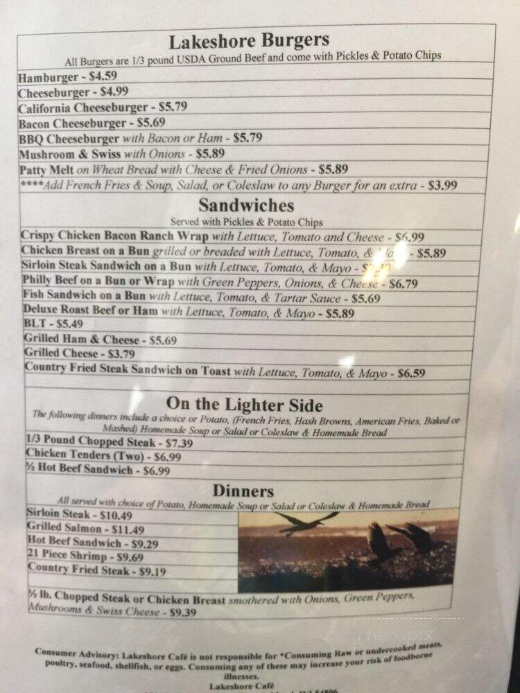 Lakeshore Cafe - Ashland, WI