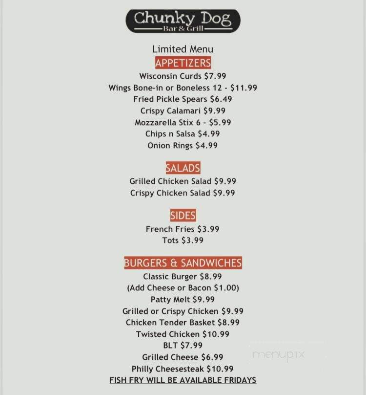 Chunky Dog Bar & Grill - West Dundee, IL