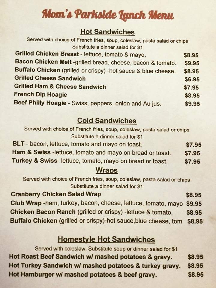 Mom's Hometown Cafe - Pine City, MN