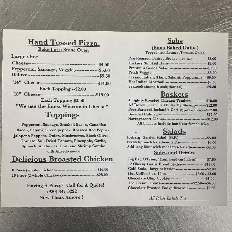 Island Pizza - Washington Island, WI