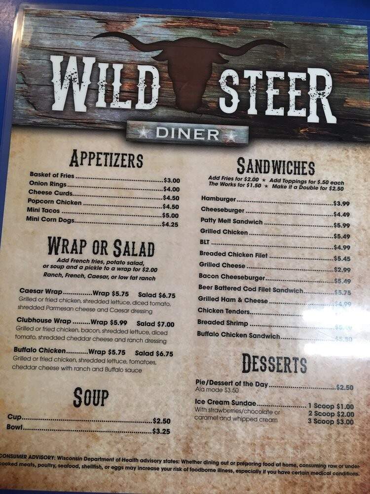 Wild Steer Diner - Stratford, WI