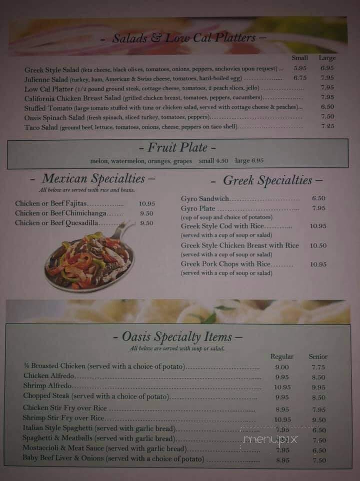 Oasis Family Restaurant - Fond Du Lac, WI