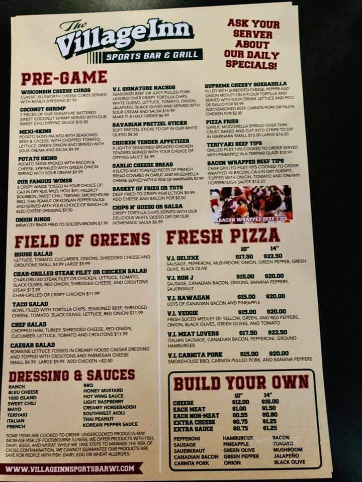 Village Inn Sports Bar & Grill - Hudson, WI