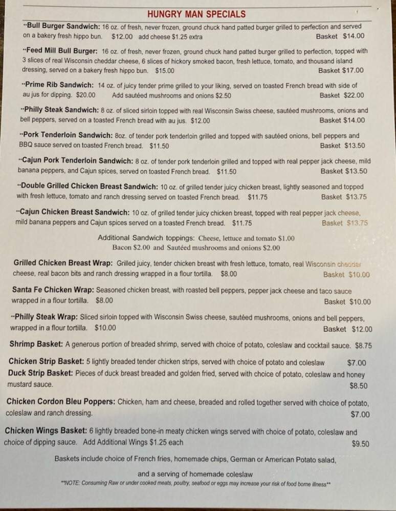 Feed Mill Bar & Grill - Lomira, WI