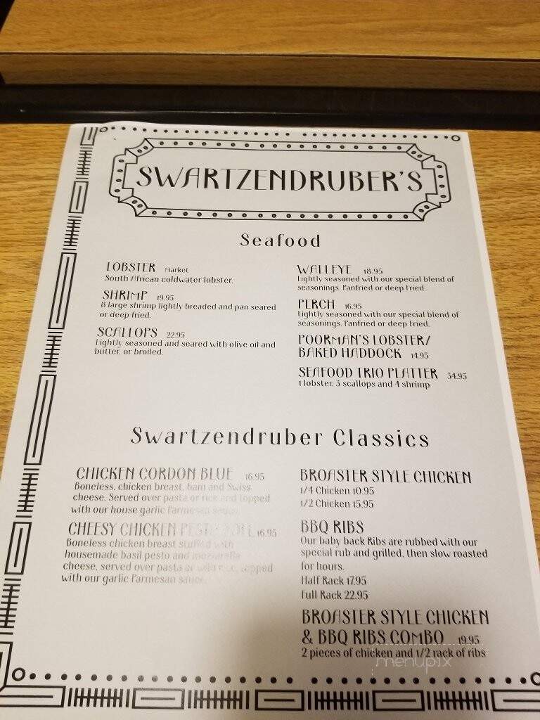 Schwartzendrubers Supper Club - Antigo, WI