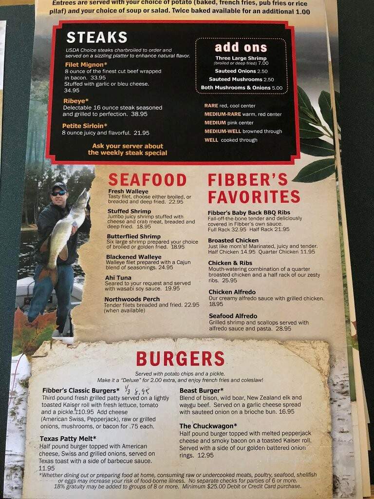 Fibber's Bar & Restaurant - Saint Germain, WI