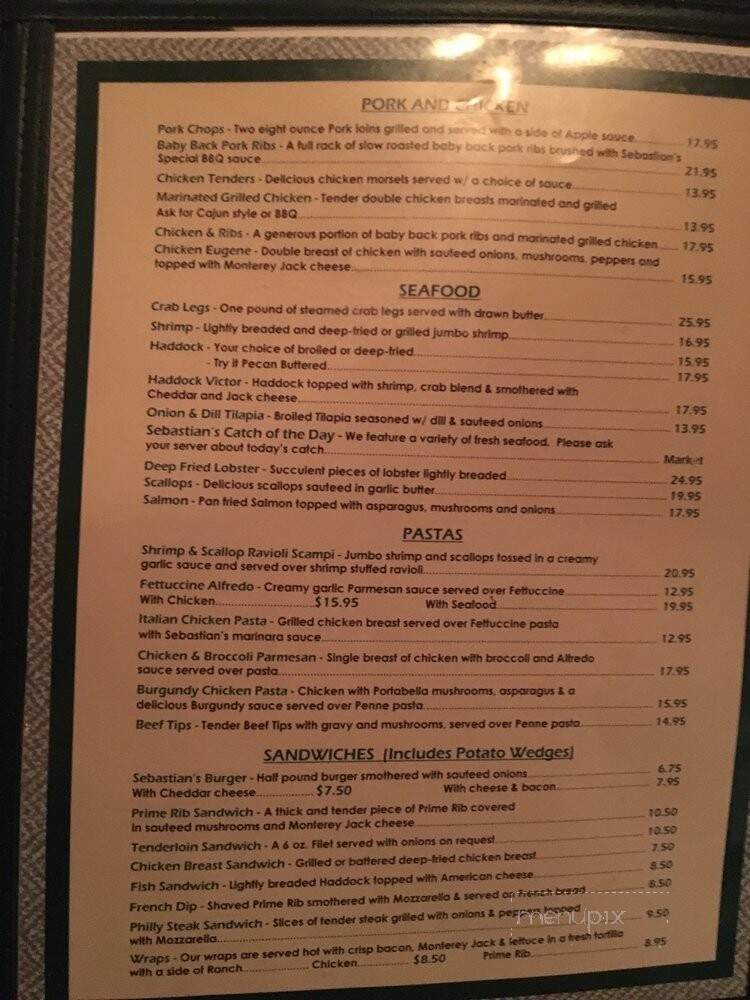 Sebastian's Steak House - Fond Du Lac, WI