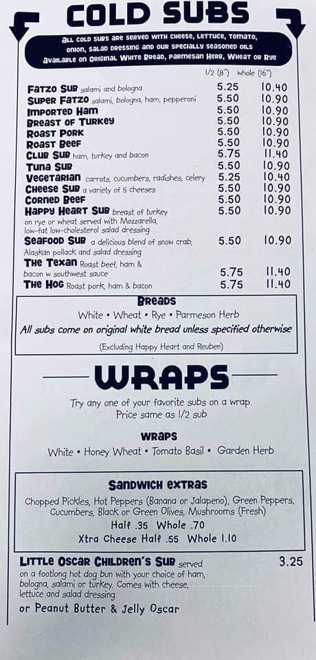 Fatzo's Sub & Pizza Shop - Two Rivers, WI